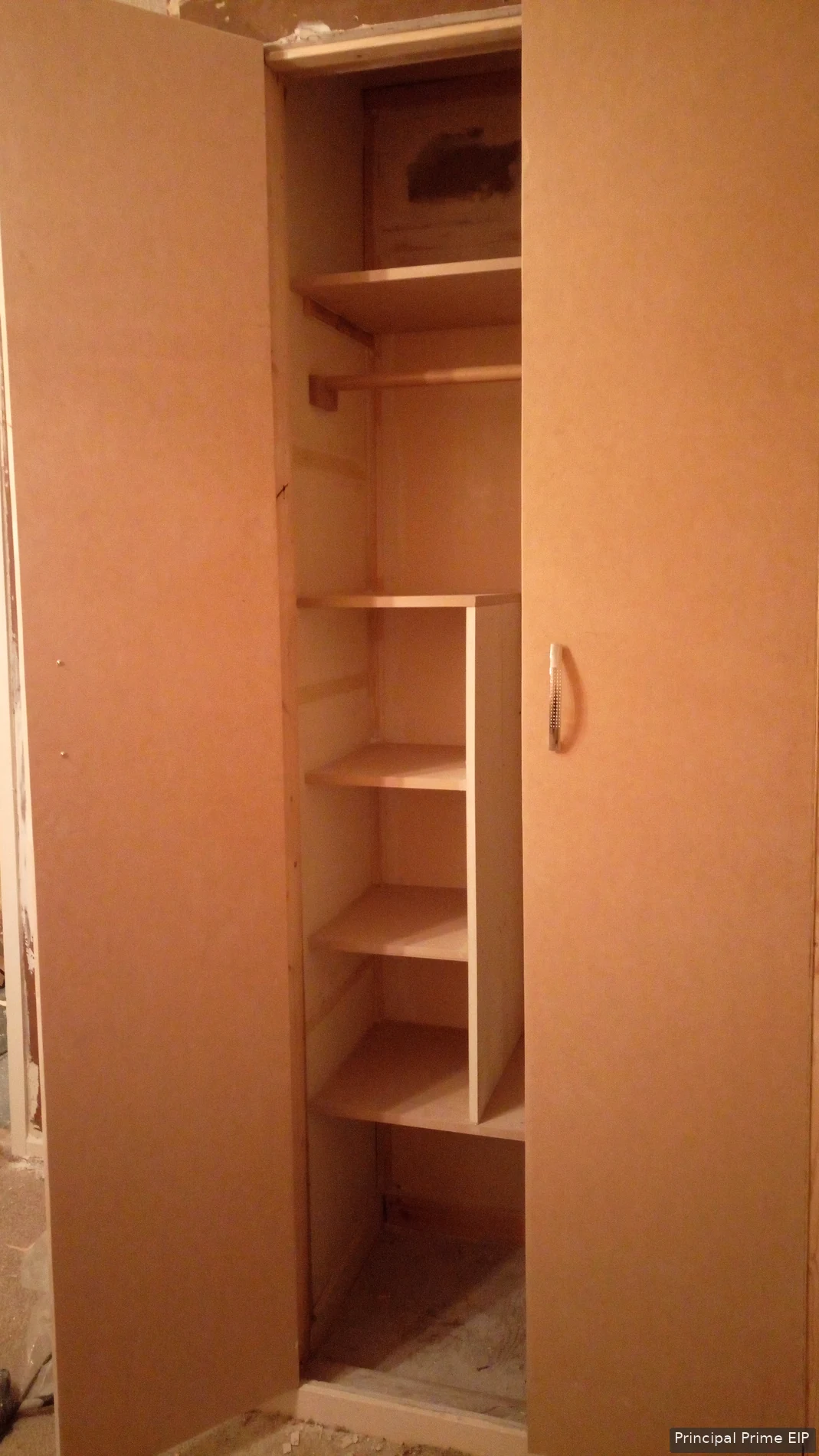 Bespoke cupboard with internal shelving Bespoke cupboard with internal shelving